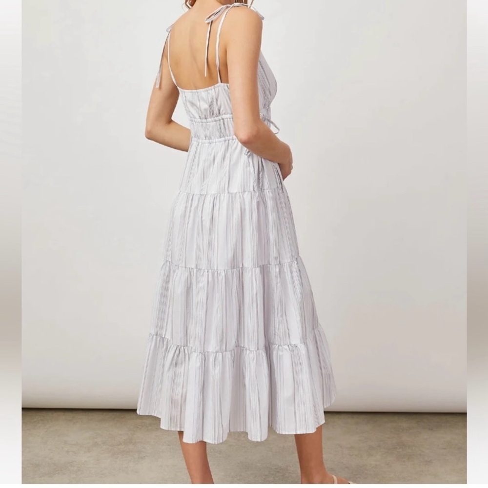 Rails - Julia West Seaport Stripe Midi  Dress Women’s  Size M - Picture 9 of 13